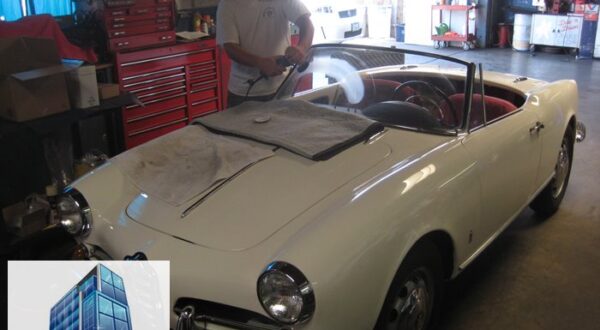Windshield resurfacing classic Alfa Romeo