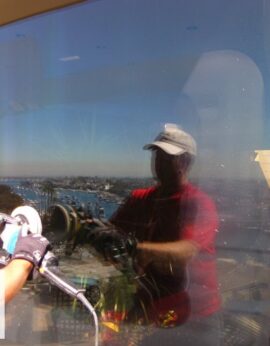 Large Scale Glass Resurfacing - Tempered - Newport Beach, CA