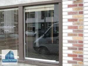 scratched glass graffiti removal - After Polishing