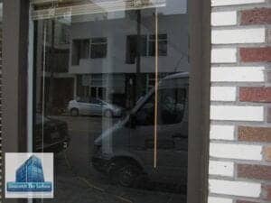 scratched glass graffiti removal - finished -santa monica, ca