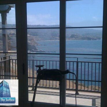 Deep Scratch Removal - Tempered Glass Doors - Terranea Resort - Palos Verde