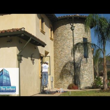 Scratched Tempered Glass Resurfacing - Calabassas, CA - Custom Home