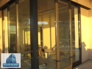 Scratched sliding doors polished and saved in Brandon, FL