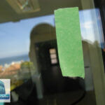 Scratched Sliding Doors (Fleetwood) Restored - Dana Point CA scratch tempered sliding door removal