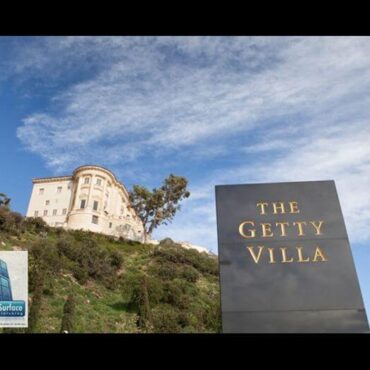 Commercial Scratched Glass Repair - Getty Villa - Malibu, CA