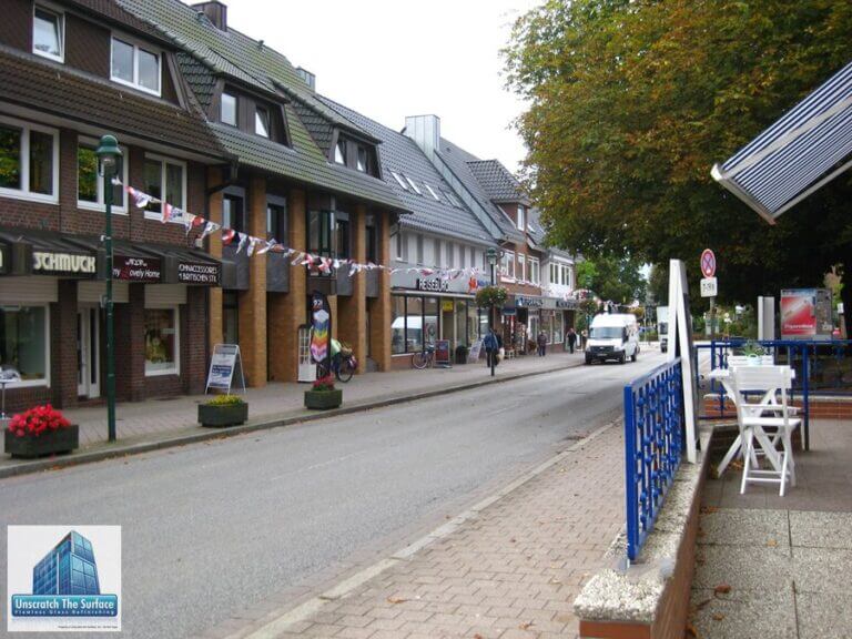 Glass Resurfacing Germany - Custom Waterfront Home Main street in Heikendorf, Germany.