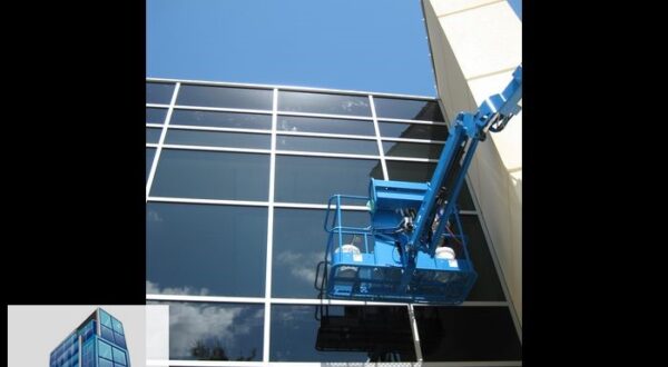 Fixing widespread scratched glass from jlg boom lift. Biloxi, MS