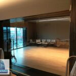 After haze polished out of glass, panel is clear again. Seattle, WA