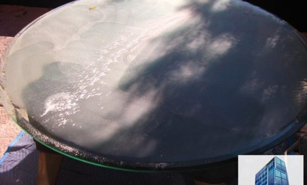 scratched glass table resurfacing - bel air ca