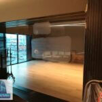 window scratch repair starts small. then expand glass restoration area as needed. Seattle, WA