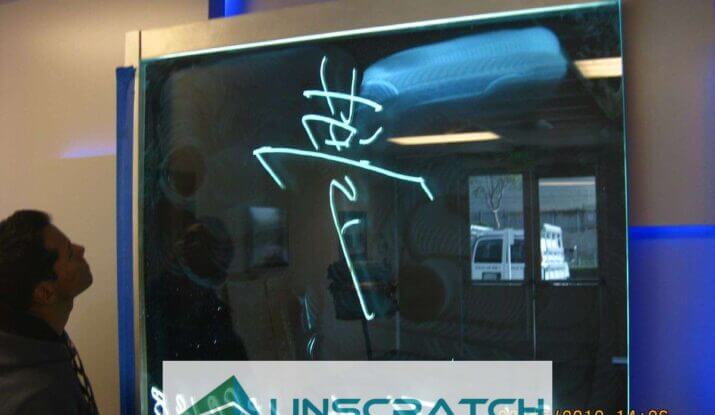 glass restoration on glass art at honda