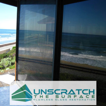 sliding glass door scratch removal del mar ca