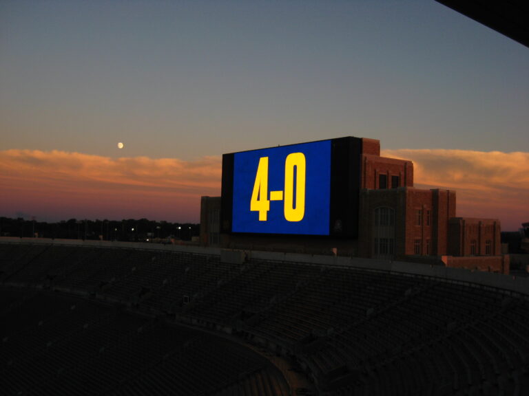 The day we completed this massive commercial glass restoration project, ND was 4-0!